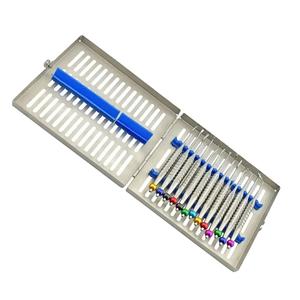 PDL Luxating Root Elevator Set Proximators de acero de 13 piezas Fuente de alimentación manual Instrumentos quirúrgicos dentales - Product Image 1