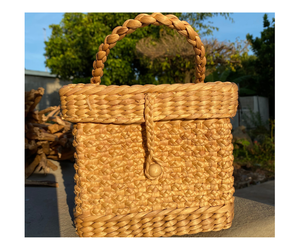 BOLSA HECHA A MANO ARTESANÍA-BOLSA DE JACINTO DE AGUA-REQUISITO DE DISEÑO - Product Image 1