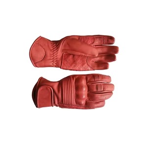 Transpirable Alta calidad mejor precio buen material asequible Diseño profesional Guantes tácticos Moto de cuero genuino - Product Image 5