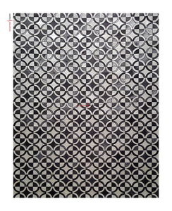 Alfombra Bhadohi de alta calidad, patrón geométrico, bordado estético, cuero cosido para el cabello, superventas para juegos de alfombras de área lujosa - Product Image 1