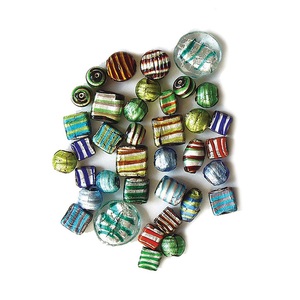 Fabricant indien de perles de verre enveloppées de feuille d'argent pour la fabrication d'accessoires de bijoux et d'articles décoratifs, prix fournisseur en gros - Product Image 6