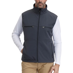 Custom Men Softshell Vests Made For Hiking And Travel With Durable Fabric And Soft Inner <b>Comfort</b> Layer For Long Wear - Product Image 1