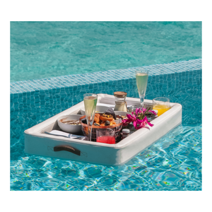 ถาดหวายลอยน้ำรูปหัวใจกลมของโรงแรมถาดหวายทรงวงรีหรือรูปทรงตามสั่งสำหรับอาหารเช้าในโรงแรม - Product Image 3