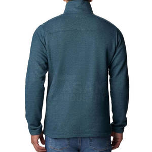 Sweat-shirts à col zippé personnalisés, légers, pour la course à pied et l'entraînement, pour hommes - Product Image 2