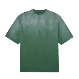 Custom Logo Acid Wash T Shirt for Men 230GSM Heavy Cotton Vintage Streetwear Style Bulk Quantity Oversized Knitted 100% Cotton - Product Image 2