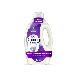 Downy Rinse, Désodorisant pour Linge, Parfum Lavande Fraîche, 62 FL OZ, Adoucissant Textile et Rinse Désodorisant pour Linge - Product Image 1