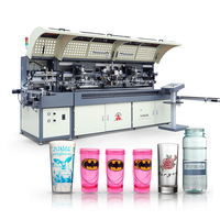 APM PRINTER S104M Machine automatique d'impression servo de gobelets en plastique Machine de sérigraphie de bouteilles de canettes