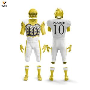 Conjunto de camisetas y ropa de fútbol americano de manga corta transpirable personalizado más vendido con tela de poliéster Unisex adulto - Product Image 5