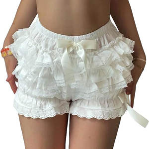 กางเกงขาสั้นมีระบายสำหรับผู้หญิงทำจากวัสดุที่ดีที่สุดน้ำหนักเบาดีไซน์โลโก้ของคุณเอง - Product Image 5