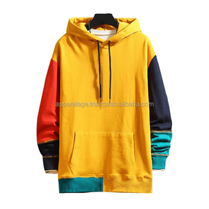 เสื้อกันหนาวมีฮู้ดแบบสวมหัว GSM 350ปรับแต่งได้ผ้าฝ้ายโพลีเอสเตอร์ขนแกะสตรีทแวร์พิมพ์ลายฤดูหนาวไม่มีเชือกโดยตรง - Product Image 1