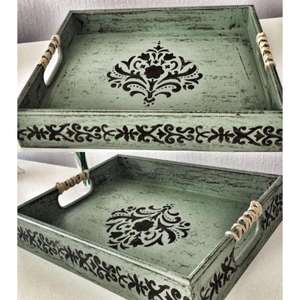 Bandejas para Servir Alimentos, Artículos para Eventos, Diseño Personalizado, Bandeja de Madera MDF, Artesanías, OEM, ODM, Juegos de Bandejas Decorativas Personalizadas - Product Image 3