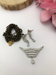 Alta calidad elegante CZ Mangalsutra con cadena elegante uso diario Mangalsutra para mujeres minimalista y elegante Mangalsutra - Product Image 4