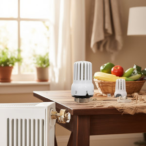 <b>Thermostatic</b> Head for Radiator M30x1.5 Connection Manual Adjustment Italian Instructions Temperature <b>Control</b> Home Heater Parts - Product Image 3