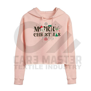 Crop <b>Top</b> Hoodie Women Clothing Blank Cropped Hoodie 2026 Custom <b>Ladies</b> Female Casual Set Hoodie For Woman - Product Image 5