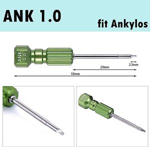 Kit de destornillador de implante dental, kit manual quirúrgico con 6 controladores para uso manual, juego de controlador protésico de mano universal, novedad - Product Image 4