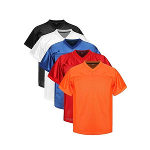 Nouveau design, maillots de football américain respirants 100 % polyester, couleurs d'équipe, services OEM d'usine, vêtements de sport - Product Image 1