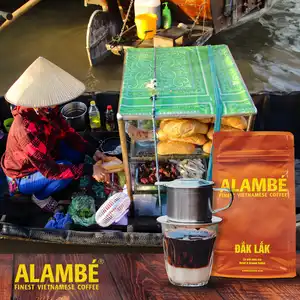 Harga bagus murni & khusus kopi Vietnam alhambe Dak kulit biji kopi 500g pemanggang lambat dibuat di Vietnam