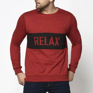 Sweatshirts d'hiver pour hommes OEM Nouveau design à la mode Vêtements d'extérieur Polyester/coton teint en tissu à bas prix - Product Image 1