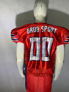 Ropa Deportiva de Marca Privada, Camiseta de Fútbol Americano, Transpirable, de Malla, Mangas Cortas, Tallas Grandes, Bordado Personalizable, Unisex, para Adultos - Product Image 2