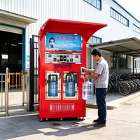 Distributeur d'eau commercial, station de remplissage de bouteilles de 5 gallons, distributeur d'eau purifiée par osmose inverse à monnayeur