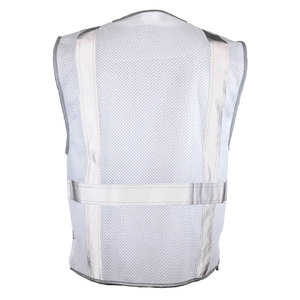 เสื้อกั๊กสะท้อนแสงสำหรับงานก่อสร้าง ผ้าโพลีเอสเตอร์ ปิดด้วยซิป เพื่อความปลอดภัยในการทำงาน - Product Image 6