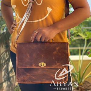 Sac à bandoulière en cuir complet fait à la main pour femmes, 2020, nouveau sac à épaule - Product Image 1