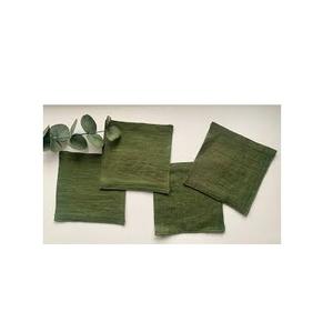 Sous-verres en lin pur 100% faits à la main, design moderne unique, utilisation sur table, produit très demandé, durable - Product Image 1