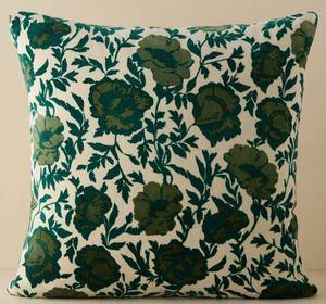 Indien fait à la main nouveau Design Orange fleur main bloc impression taie d'oreiller coton housse de canapé literie housses de coussin - Product Image 1