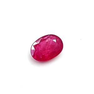 Pierre précieuse naturelle non traitée de 2,92 carats : Rubis du Mozambique, Pierre de lune arc-en-ciel naturelle, Péridot, Tanzanite, Opale rose, Opale, Couleurs turquoise, Coupe ovale - Product Image 2