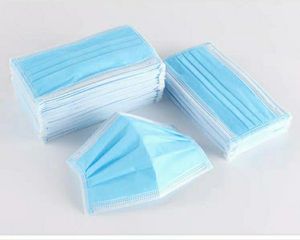 <span class=keywords><strong>Masque</strong></span> facial jetable 3 plis anti-poussière non tissé écologique blanc, origine Shandong, <span class=keywords><strong>masque</strong></span> jetable 3 couches non tissé - Product Image 1