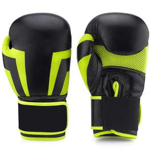 Gants de boxe MMA en cuir de haute qualité, respirants, fermeture à boucle et crochet, couleur et tailles personnalisées, S-3XL, pour l'entraînement et le sparring de Muay Thai - Product Image 1