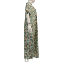 Chemise de nuit décontractée pour femme, col en V, taille élastique, longueur genou, manches courtes, été, polyester/rayonne doux
