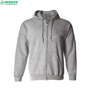 Sweat-shirts à fermeture éclair de haute qualité pour un usage décontracté, 100% coton, molleton français, séchage rapide, respirant, unisexe, mode hiver, à capuche - Product Image 1