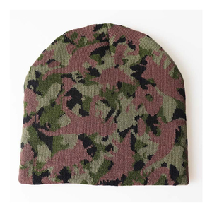 Design Your Own Customized Jacquard Knit <b>Beanie</b> Hat Custom Logo Sublimation Printed Solid Pattern Winter Hat for Unisex Adults - Product Image 2