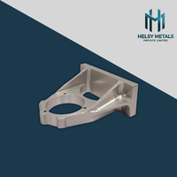 Boîtier de boîte de vitesses en aluminium léger avec canaux de dissipation thermique et points de fixation filetés pour l'automatisation