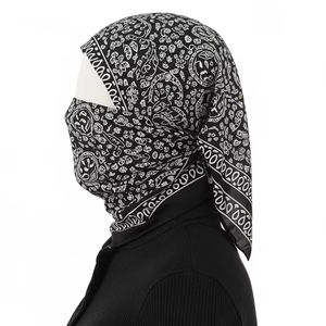 Bandanas ethniques en polyester respirant pour toutes les saisons, foulards carrés imprimés doux et légers, vêtements de mode pour le cyclisme et la randonnée - Product Image 2