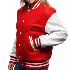 Chaqueta Letterman de Manga Larga para Mujer, Transpirable, Rellena de Algodón, Tejida, Personalizable para Invierno, Precio al por Mayor, Superventas 2025 - Product Image 2