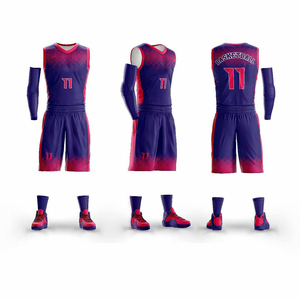 Respirant coton sérigraphié basket-ball uniforme personnalisable équipe conception été ensemble taille 5XL Jersey vêtements - Product Image 3