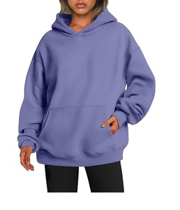 Custom High Quality Acid Wash Men Women Long Sleeve Crewneck 100% Cotton Fleece Oversize Pullover Hoodies Streetwear - Product Image 4
