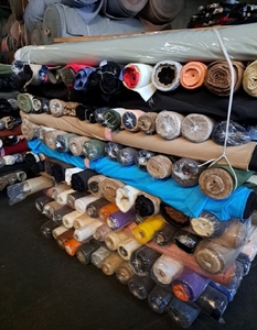 ผ้าทอไนลอน/คอตตอนสุดหรู,ผ้าทอลายทแยงแบบเรียบๆคุณภาพสูงจากเกาหลีสำหรับชุดยูนิฟอร์มกางเกงใส่ทำงาน - Product Image 5