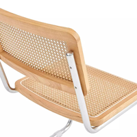 Chaise de salle à manger en rotin synthétique contemporain espagnol de haute qualité en gros Style design moderne pour la cuisine et la salle à manger