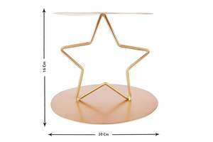 Présentoir à gâteau en aluminium martelé le plus vendu avec des sculptures complexes, idéal pour les mariages rustiques et les célébrations familiales traditionnelles - Product Image 4