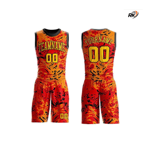 Ensemble personnalisé imprimé de vêtements de football d'été personnalisés maillot et short de basket-ball pour votre match de basket-ball maillot de football - Product Image 4