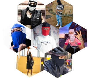 Balaclava <b>Hot</b> Sale High Quality Digital Printing Breathable & Waterproof Sports Full Face Cover Face Mask Ski - Product Image 5