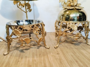 ชุดจานอุ่นอาหารสำหรับงานปาร์ตี้ที่อุ่นอาหารงานปาร์ตี้ทำจากทองคำรอยัลหรูหรา - Product Image 5