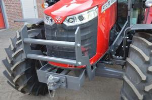 Tracteur Massey Ferguson 4710 2020 avec chargeurs avant et arrière, capacité de charge nominale de 45 tonnes, moteur Yunnei - Product Image 5