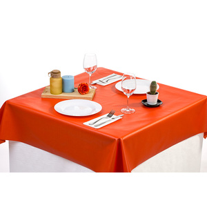 Mantel Naranja Alba Plus Extrafabric de 160x160cm, Adaptado para 156x156cm, B2B - Product Image 1