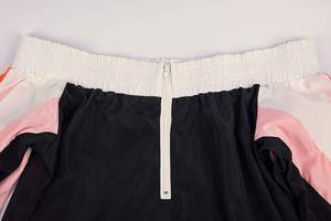 Conjunto Deportivo Casual de Dos Piezas para Mujer |   Chaqueta Cortavientos Ligera y Transpirable 100% Algodón, Pantalones Cortos de Cintura Alta | - Product Image 4