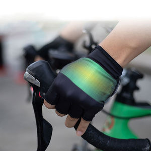 Unisex High Quality Outdoor Impact Gloves Breathable and Comfortable <b>Nylon</b>/Polyester Cycling Gloves with Customized Logo - Product Image 6