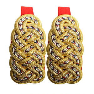 Épaulettes allemandes en tissu brodé 3D, accessoires personnalisés pour la décoration de vêtements uniformes - Product Image 2